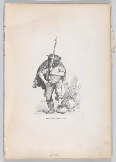 I saw a wolf standing guard, from "Scenes from the Private and Public Life of Animals"