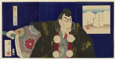 Ichikawa Danjuro IX als Benkei