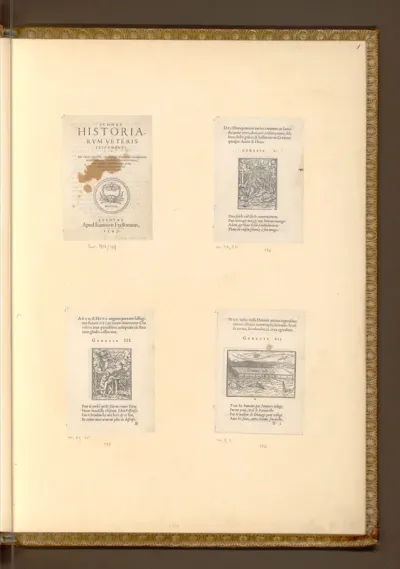 Icones historiarum veteris testamenti  (Bilder zum Alten Testament)