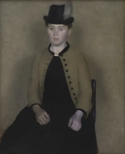 Ida Ilsted, senere kunstnerens hustru