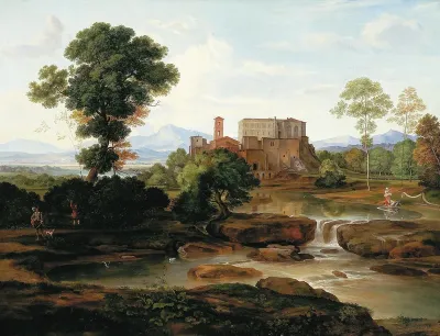 Ideal Italian landscape.