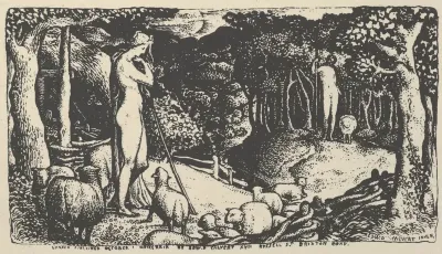 Ideal Pastoral Life, reproduced for Calver's "Memoir"