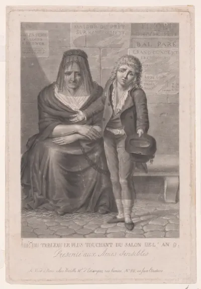 Idée du tableau le plus touchant du Salon de l’an 9 (La Pauvre rentière)