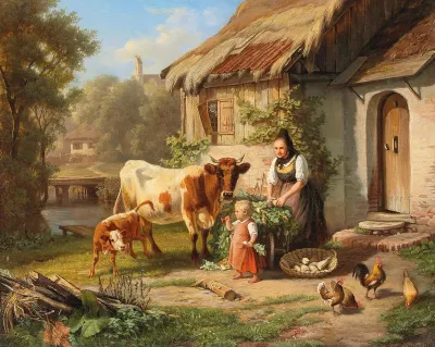 Idyllic Rural Scene