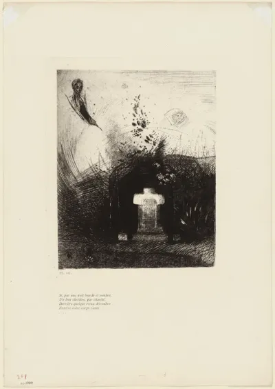 If On a Close Dark Night a Good Christian, Out of Charity, Behind Some Old Ruin, Buries Your Arched Body, plate 4 of 9