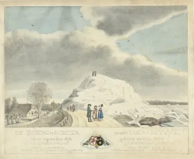 IJsberg te Ochten, 24 januari 1789