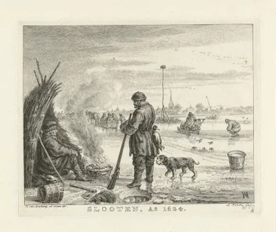 IJsgezicht nabij Sloten, 1624