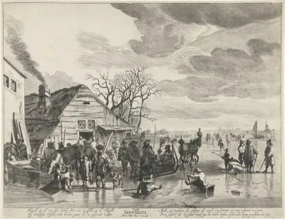 IJsvermaak: de maand januari en het element lucht