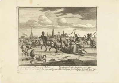 IJsvermaak met apen, ca. 1720