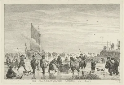 IJsvermaak op de Haarlemmermeer, 1625