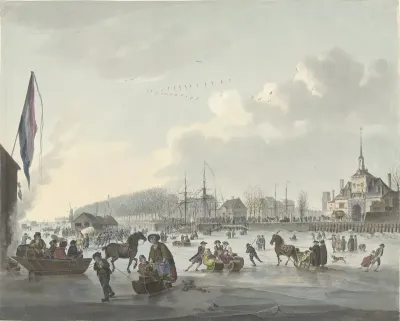 IJsvermaak voor Rotterdam, ca. 1784