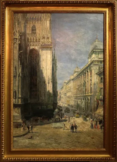 il duomo di milano visto dalla corsia dei servi