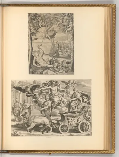 Il Genio Ligure risvegliato; Arcanis nodis (Allegorie)
