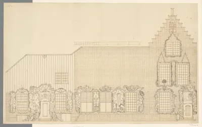 Illuminatie van een huis te Vlissingen, 1766