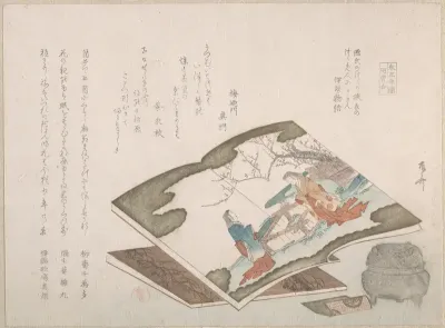 Illustrated Books and an Incense Burner