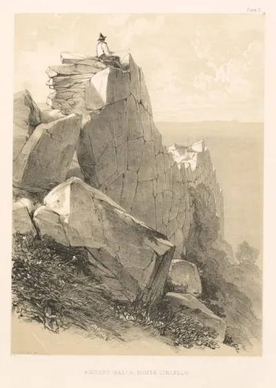 Illustrated Excursion in Italy (vol. II): Ancient Walls, Monte Circello