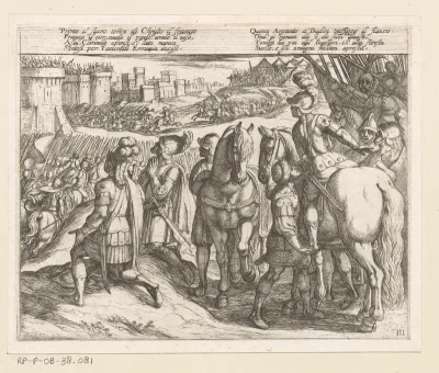 Illustratie bij Canto III van Tasso's 'Gerusalemme Liberata'