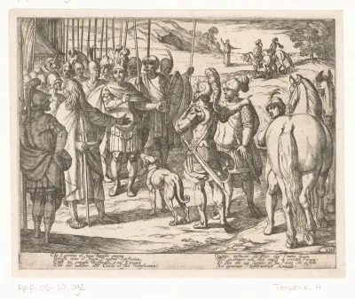 Illustratie bij Canto XIV van Tasso's 'Gerusalemme Liberata'
