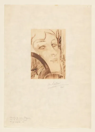 Illustratie voor "Psyche" van L. Couperus