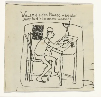 Illustratie voor Vanden Vos Reinaerde: Willem, die den Madoc maecte