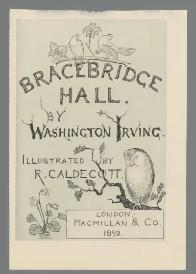 Illustraties uit: Washington Irvin, Bracebridge Hall, 1892