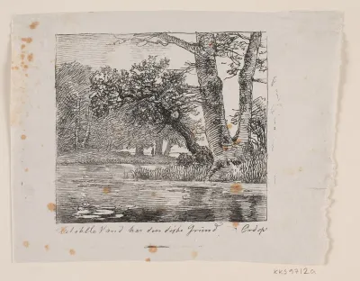 Illustration fra J.Th. Lundbyes billedrulle til H.E. Freunds børn