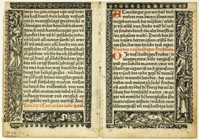 Illustration from Hortulus animae, plate 31 from Woodcuts from Books of the XVI Century