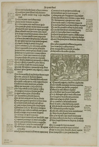 Illustration from Les Eneydes de Virgille, plate 67 from Woodcuts from Books of the XVI Century