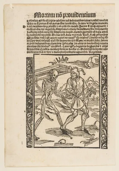 Illustration from Sebastian Brandt's "Navis Stultifera", Strassburg 1497