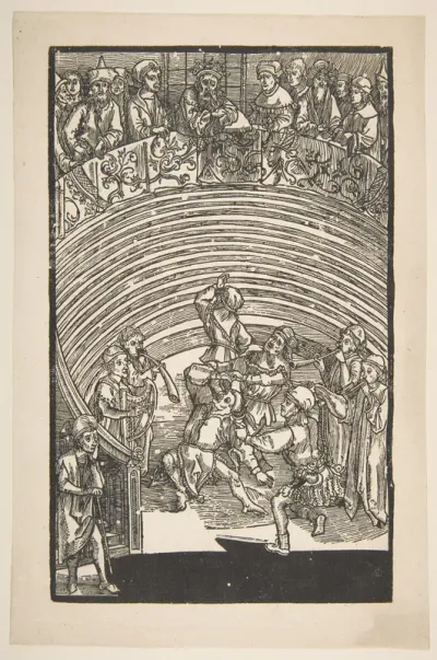 Illustration from "The Comedie of Terence", 19th century reprint