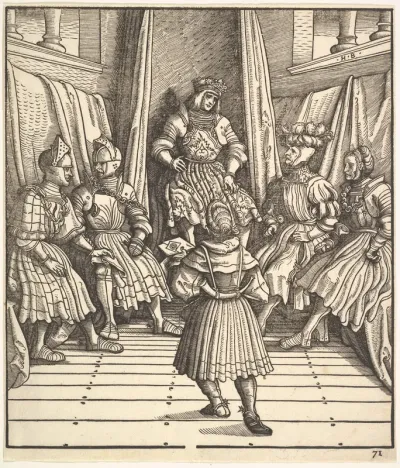 Illustration from "The White King" (Der Weiß König)