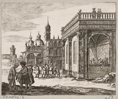 Illustration til Adam Olearius, “Persianischer Rosenthal von einem Sinnreichen Poeten Schich Saadi […]”, Schleswig 1660