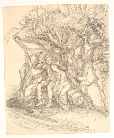 Illustration til Alfred Tennyson "Enoch Arden"