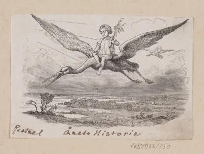 Illustration til "Årets Historie" i H.C. Andersen, "Eventyr og Historier", Bind 2