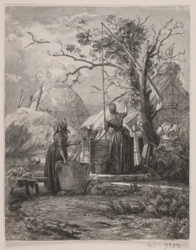 Illustration til B.S. Ingemann: "Forårs-morgensang"