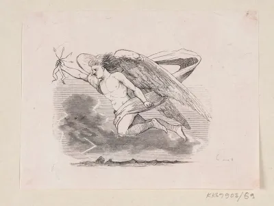 Illustration til "Boghveden" i H.C. Andersen, "Eventyr og Historier", Bind 1