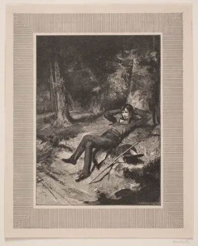 Illustration til C. Hauch, "Den Elskede"