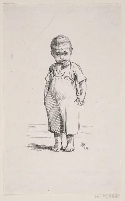 Illustration til Chr. Richardt, "Naar jeg blir stor"