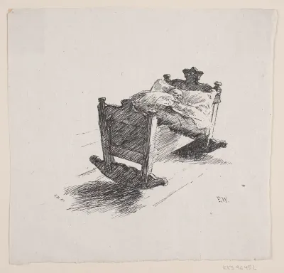 Illustration til "De tre kongsdøtre i berget det blå"