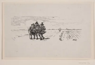 Illustration til "Den døve Kone"
