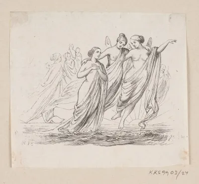 Illustration til "Den lille Havfrue" i H.C. Andersen, "Eventyr og Historier", Bind 1
