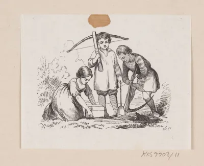 Illustration til "Den lille Idas Blomster" i H.C. Andersen, "Eventyr og Historier", Bind 1