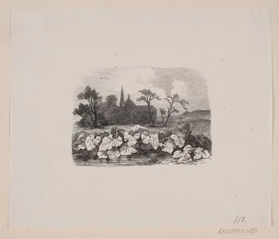 Illustration til "Den lykkelige Familie" i H.C. Andersen, "Eventyr og Historier", Bind 2