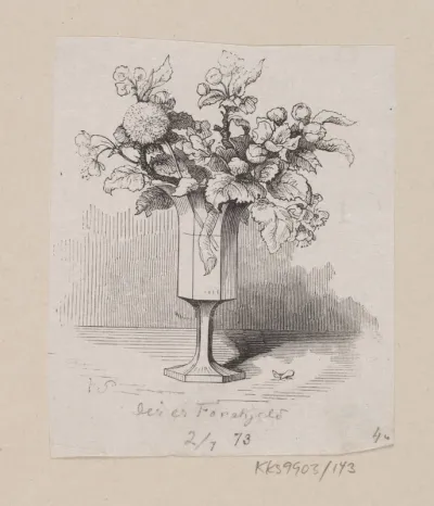 Illustration til "Der er Forskjel" i H.C. Andersen, "Eventyr og Historier", Bind 2