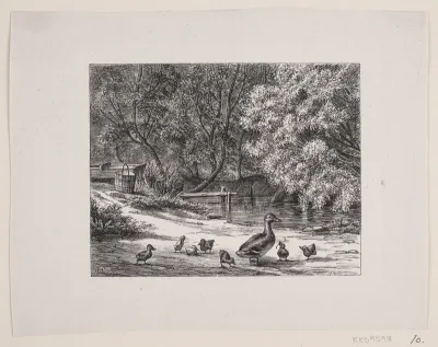 Illustration til digt af Chr. Richardt