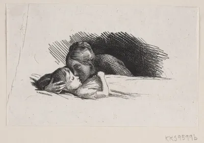 Illustration til digtet "Sorg"