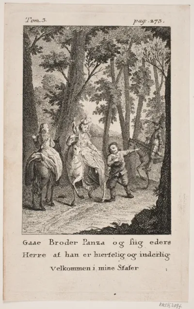 Illustration til Don Quixote