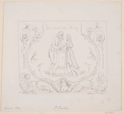 Illustration til E.T.A. Hoffmann, Das steinerne Herz