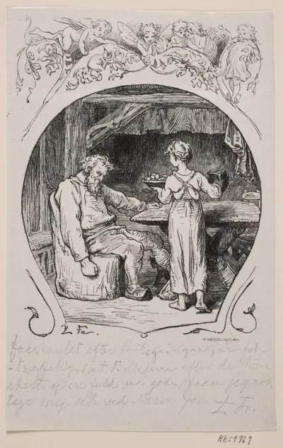 Illustration til "En moders barndomserindringer"