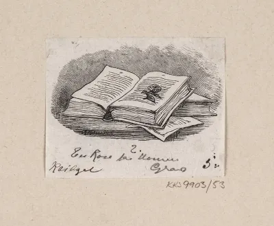 Illustration til "En Rose fra Homers Grav" i H.C. Andersen, "Eventyr og Historier", Bind 1